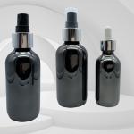 Glossy Painted 15ml 30ml Glass Dropper Bottle With Pipette BPA Free