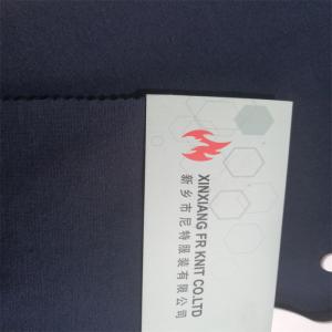 Wholesale Spandex FR Cotton Rib Knit Fabric For Fire Retardant T Shirt Cuff Use 32s Yarn from china suppliers