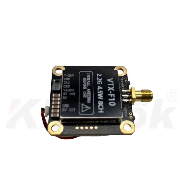 2.2G 4.5W High Power FPV VTX Video Transmitter with 8 Channels Stable Wireless Video Module