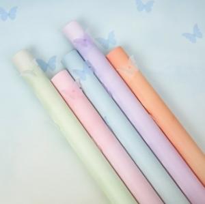 Wholesale 57*57cm Partysu Valentine's Day Waterproof Floral Flower Wrapping Paper with Butterfly Design from china suppliers