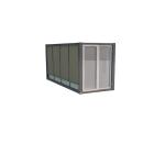 Flat Pack Office Expanding Container House Steel Frame Mobile