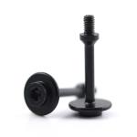Plain Finish Pan Head Custom Carbon Steel Black Zinc Plated Shoulder Allen Bolts
