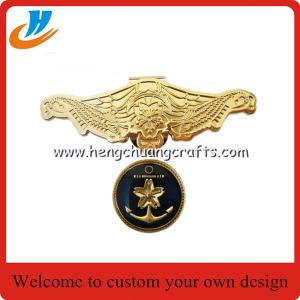 Wholesale Custom iron material hat clip,magnet hat clips with gold plated from china suppliers