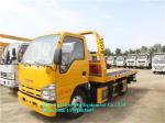 4x2 Special Purpose Truck One Pull Two Car Flatbed Road Wrecker Tow Truck