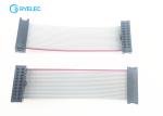 Gery Flat Ribbon Cable FC 20 Pin Female To Female Extension Motherboard IDC