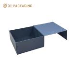 Skincare Wine Black Bottle Packaging Boxes Magnetic Box Packaging With Soft Foam