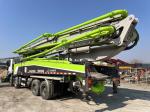 56m Used Zoomlion Concrete Pump Truck Ready Mix Cement Boom Pump For Constructio