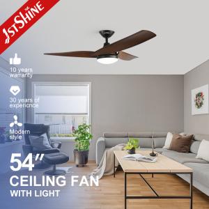Wholesale Home Hotel Office 52 Inch High Airflow LED Ceiling Fan with Remote and Metal Body Design from china suppliers
