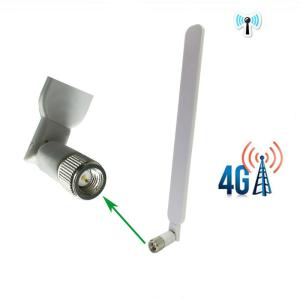 Wholesale White 698-2700Mhz 5dBi 6dbi 10Dbi TPE Rubber High gain Antenna With SMA male connector from china suppliers