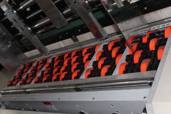 Full Automatic Die Cutting Carton Box Printing Machine , Double Shaft Slotting