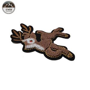 Wholesale Fawn Animal 3D Embroidery Patches For Garment / Bags / Hats Decoration from china suppliers