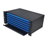 144 Port 4U SC Fiber Optic Patch Panel , 19'' Drawer Fiber Optic Distribution