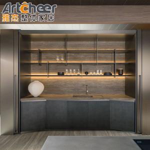 Wholesale Modern Melamine Wood Doors rta kitchen cabinet Custom Islands and Countertop Sample from china suppliers