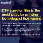 PET Textile DTF Printing Film 30cm X 100m / 60cm X 100m