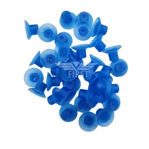 Wholesale Blue Color Poly And Rubber Sucker For Die Cutting Machine 32*18mm High Feet Sucker from china suppliers