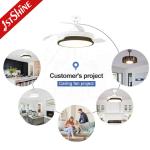 220V 3 Plastic Blades DC Motor Retractable Ceiling Fan With Side Light
