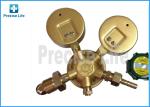 Hospital Medical Gas System G5/8 male Oxygen regulator with 2 gauge
