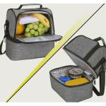 Double Layer Adult Polyester Insulated Food Delivery Bag