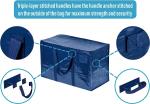 Moving Storage Bags with Zippers, Foldable Heavy-Duty Tote Space Saving,