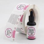 Adhesive Paper Custom Printing Packaging Label Cosmetics Essential Oil