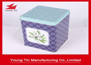 Wholesale Tin Material Square Metal Storage Tins With Lids 0.23 MM Grade - A Tinplate from china suppliers