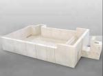 Refractoriness 1770°-2000° AZS41 Fused Cast Zirconia Corundum Bricks For Glass