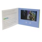 Magnetic Switch LCD Video Brochure For Advertising , Digital Video Greeting Card
