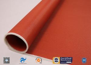 China Fireproof Materials Silicone Coated Fiberglass Cloth Non Toxic Double Sides on sale