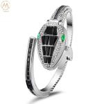 Miler Fashion Creative Senior Sense Pointer Women's Watch with Diamond Clamshell