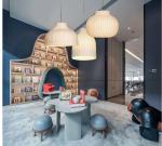 Modern Chinese Style Silk Led Ceiling Chandelier For Living Room Bedroom paper