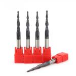 Manufacture Solid Carbide Tapered Ball Nose End Mill CNC Milling Cutter For