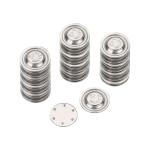 Metal Magnetic Name Badge Magnet 45x13mm Steel Plate with One Industrial Magnet