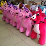 Hansel amusement indoor electronic kids plush animals scooter for sale