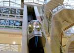 Panoramic Sightseeing Passenger Elevator With Center Opening Door 1600kg
