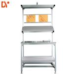 Pipe Support Aluminium Profile Workbench Welded For Industrial Assemble Line