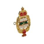 Die Cut Metal Hat Badge 3D Shoulder Chest Pin Badge