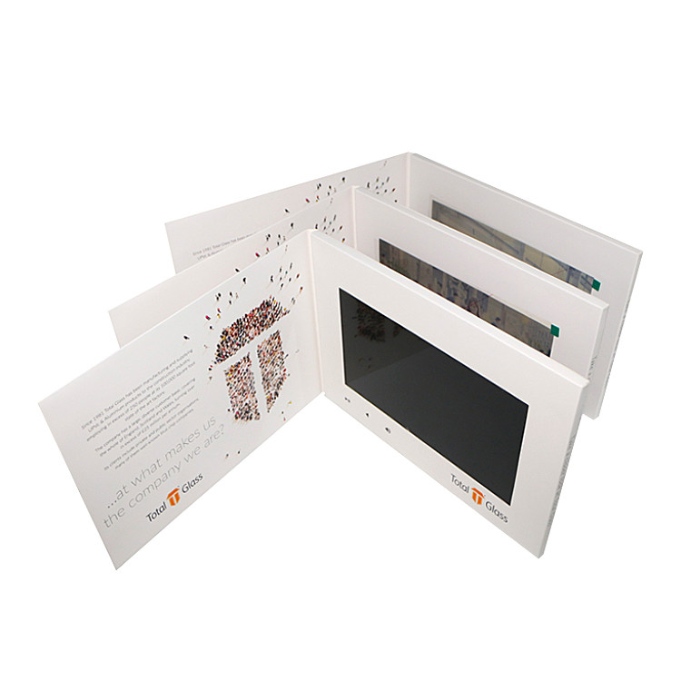 10.1 Inches 1080P LCD Promotional Video Card Built In Motoin Sensor