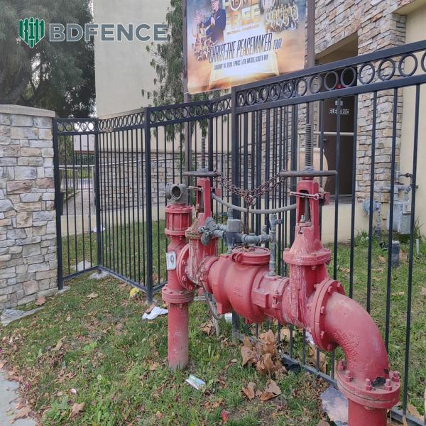 Outdoor Heritage Tubular Steel Fence Period Accurate