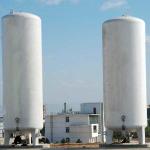 Anti Corrosion Cryogenic Storage Tank Double Layer 55m3 Liquid Nitrogen