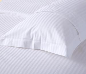 Wholesale Satin Stripe Soft Pillow Cases Set Personalised Silk Pillowcase For Comfort Hypoallergenic from china suppliers