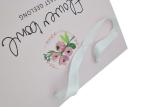Elegant flower Style Custom Printed Personalised Paper Gift Bags with Handles