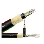 48 Cores ADSS Self Supporting Fiber Optic Cable Black Outer Sheath Color 100