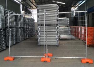 Wholesale Galvanized Temporary Construction Fence , Temporary Site Security Fencing 1100mm Height from china suppliers