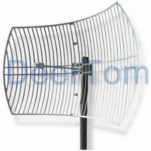 China 3400-3600MHz 3.5GHz Wimax Grid Parabolic Antenna 28dBi Point to Point on sale