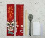 Fully Automatic Packaging Line For Spoon Fork Knife Toothpick Napkin Salt Pepper