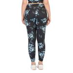 Moisture Wicking Girls Patterned Yoga Pants Anti UV Polyester Spandex Workout