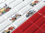 A Scene Of Harvest ,SGS White Body Glossy 7.5x15.2cm Subway Porcelain Wall Tiles