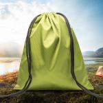 Water Resistant Drawstring Sports Backpack 600d Oxford Cloth Material Various