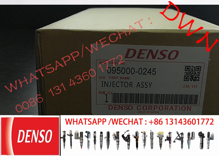 GENUINE original DENSO Fuel Injector 095000-0245 0950000245 for HINO K13C 23910-1145