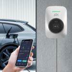 Home Wall Mounted EV Car Charging Pile Type 2 32A 7kw Ev Charger Box